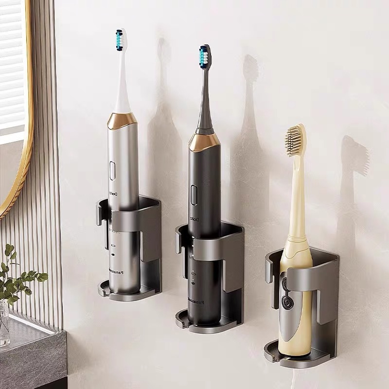 Energy Storage Rack - Metal Toothbrush Holder Wall-Mounted Electric Toothbrush