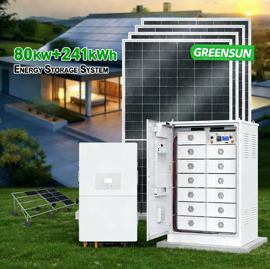 Renewable Energy Bess - Solar Power Hybrid System Deye 80kw