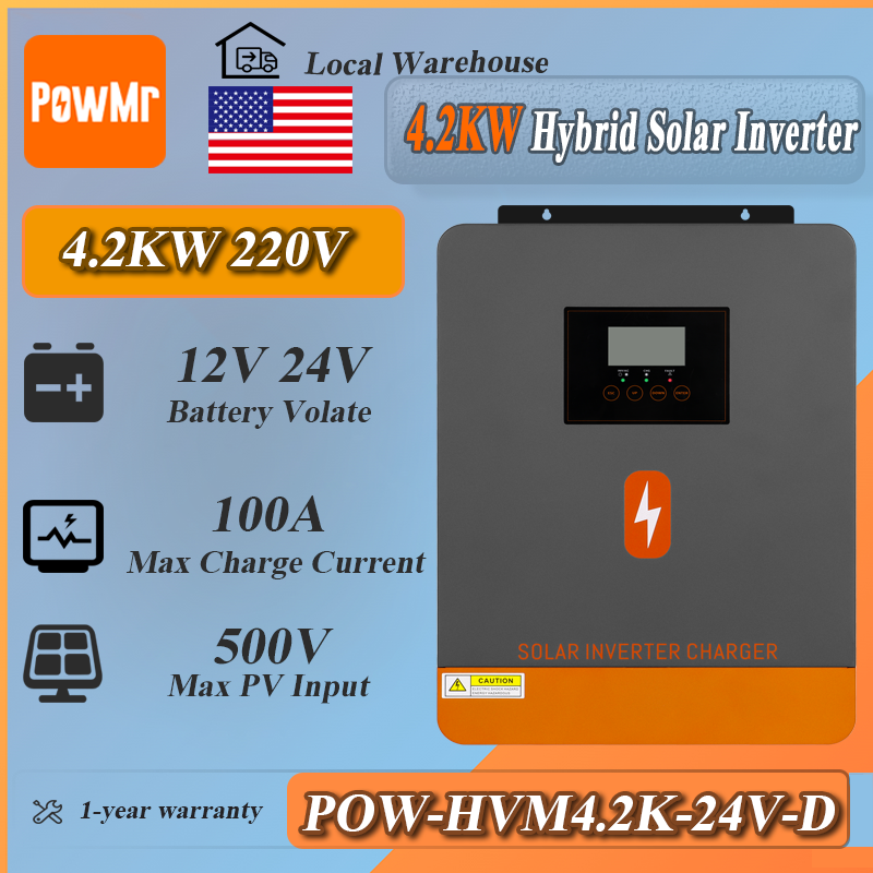 Flexible Solar Panel - PowMr 4.2KW Off Grid Inverter 12V/24VDC