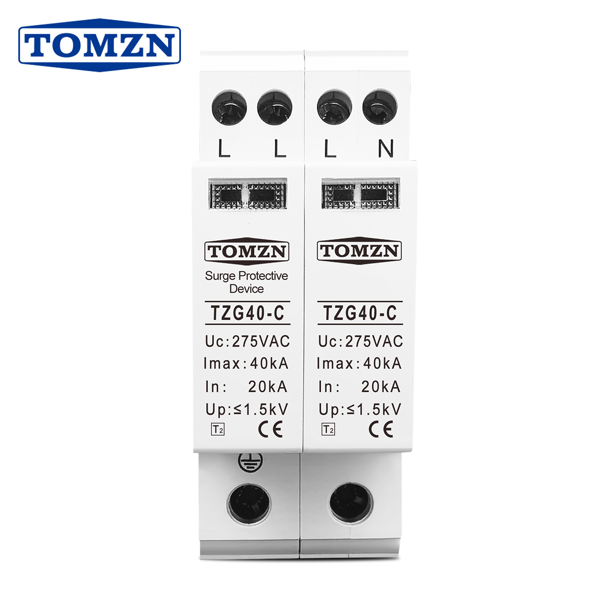 Ac Surge Protector - TOMZN AC SPD 4P 3P+N 36mm