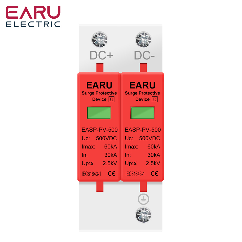 Ac Surge Protector - 2P DC SPD Surge Protective Device