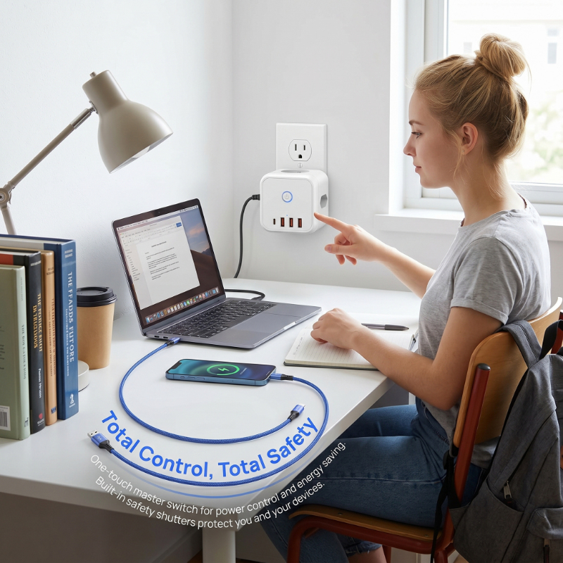 Ac Surge Protector - USB C Surge Protector Cube Power