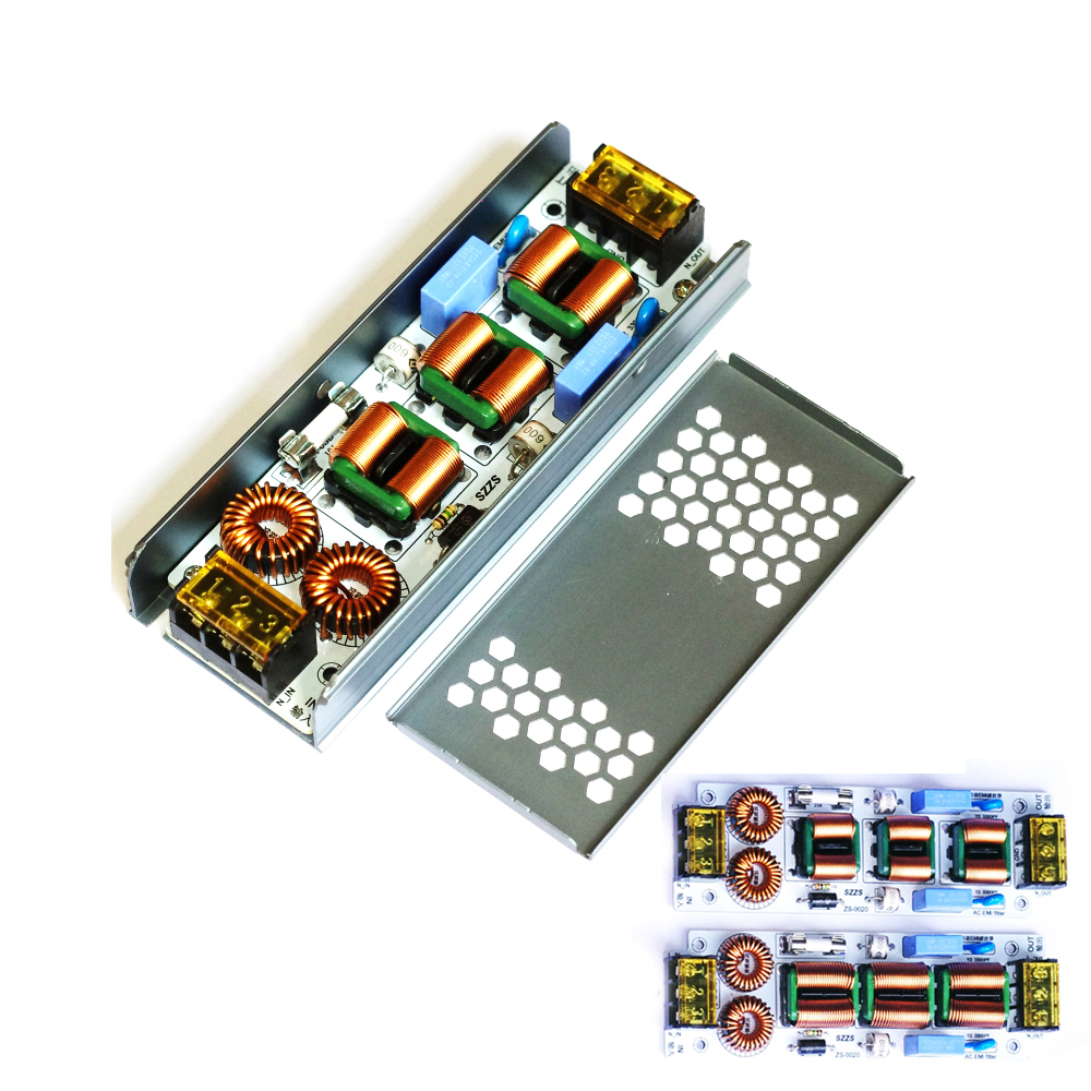 Ac Surge Protector - 6A/10A 4-Stage EMI Filter | 110-220V