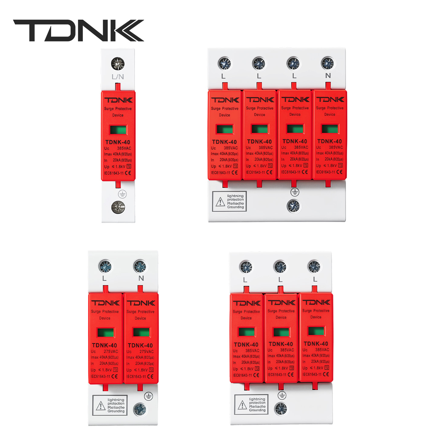 Ac Surge Protector - TDNK Household & Industrial SPD Surge