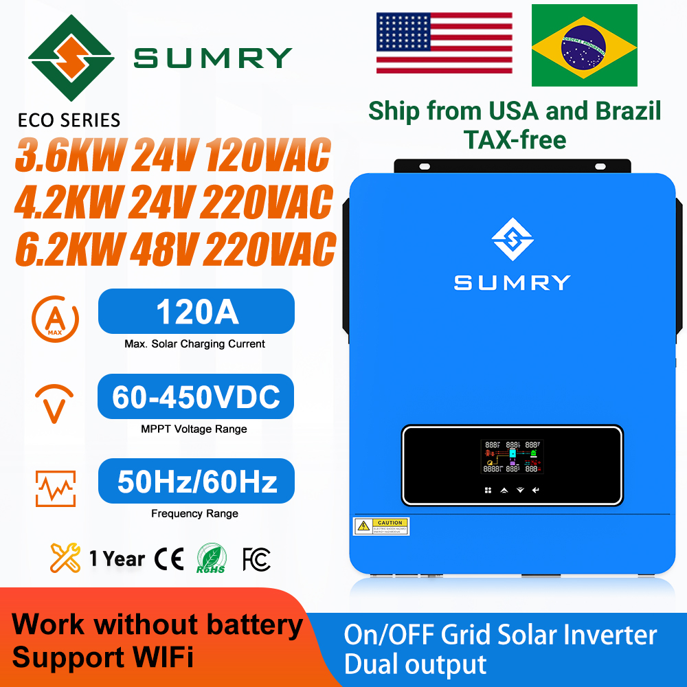 Flexible Solar Panel - SUMRY 3.6kw ON/off gird solar inverter