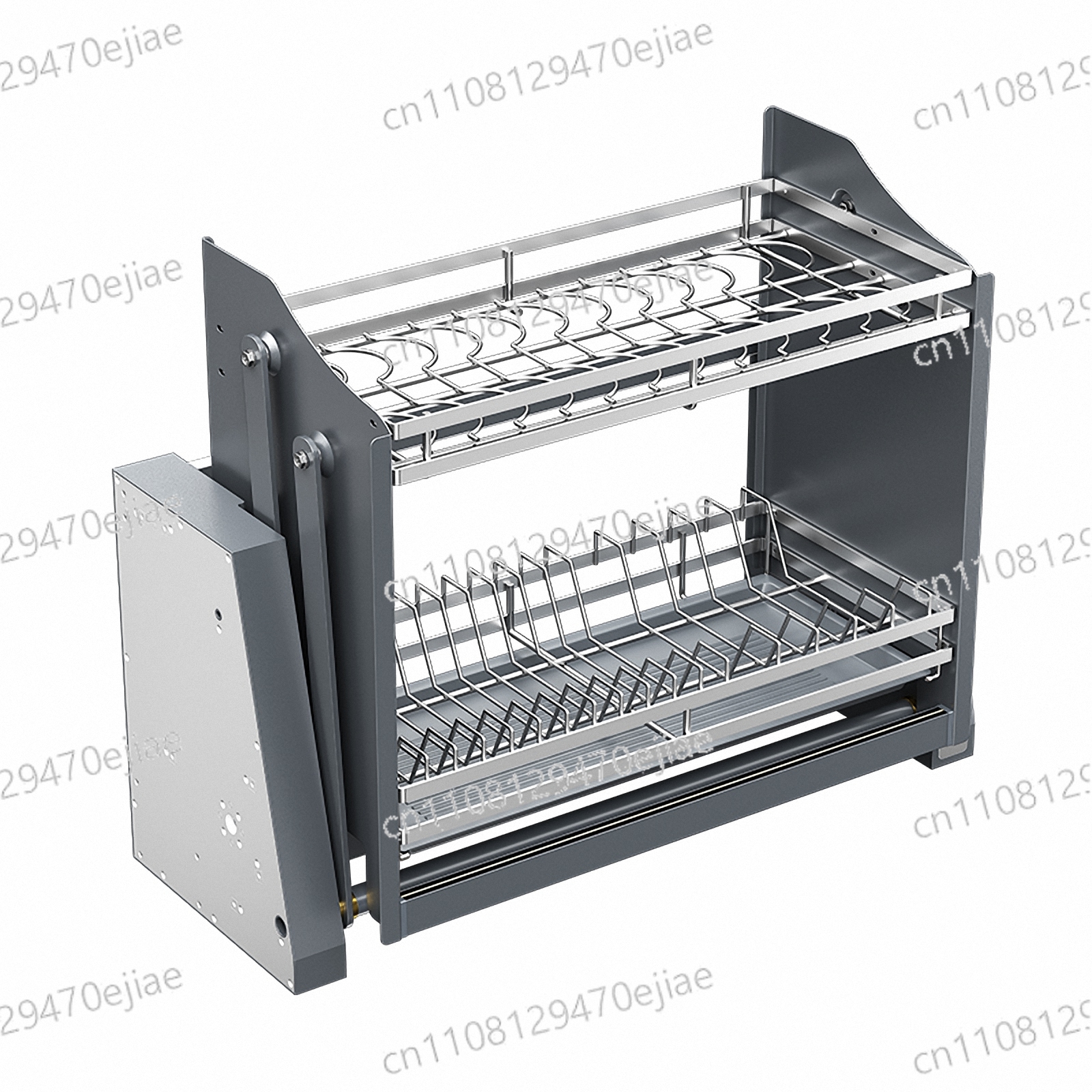Energy Storage Rack - AngelParticle Smart Pull-Down Dish Rack –