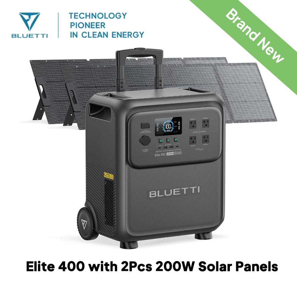 BLUETTI Elite 400 3840Wh Solar - Flexible Solar Panel recensie en prijs