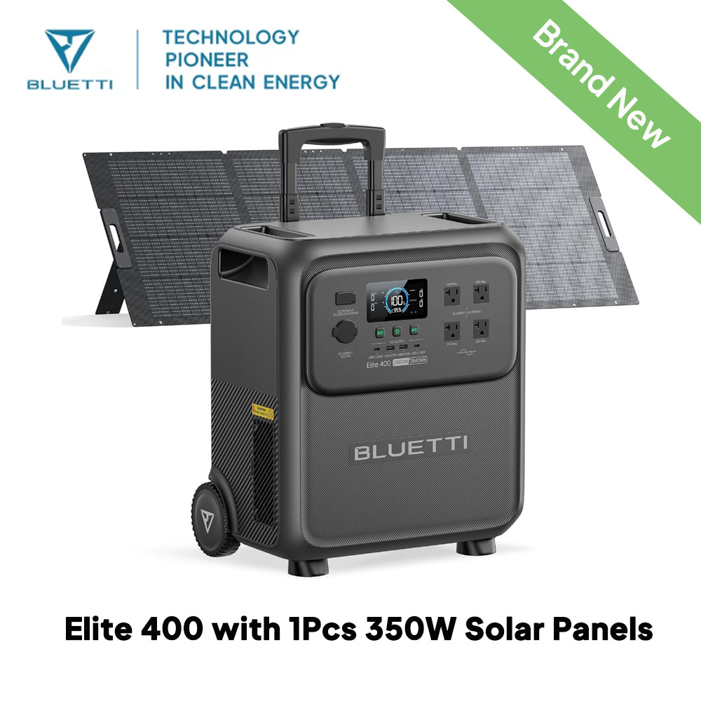 BLUETTI Elite 400 3840Wh Solar - Flexible Solar Panel recensie en prijs