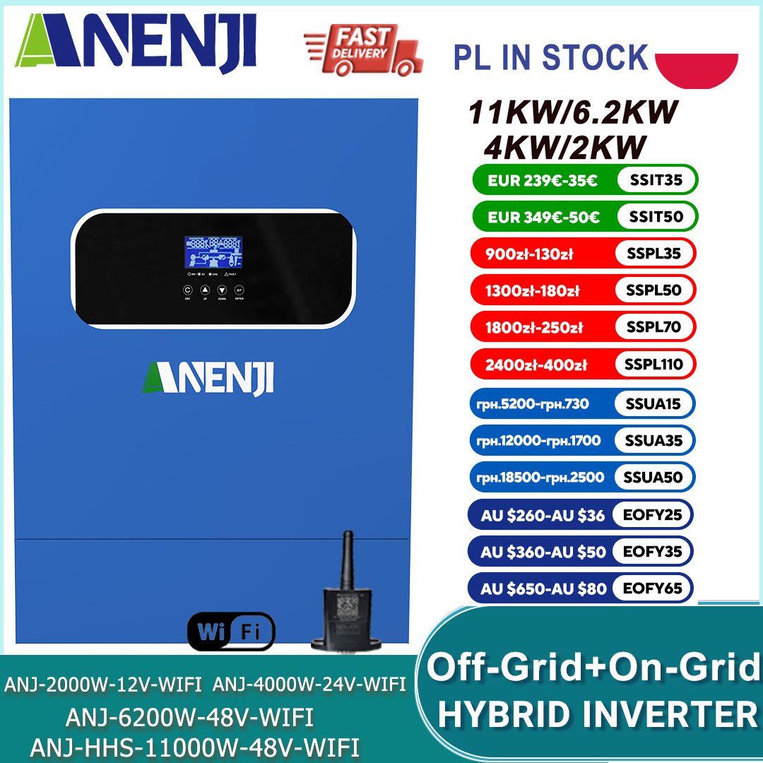 11KW 6.2KW 5KW 4KW 2KW Hybrid  - Flexible Solar Panel recensie en prijs
