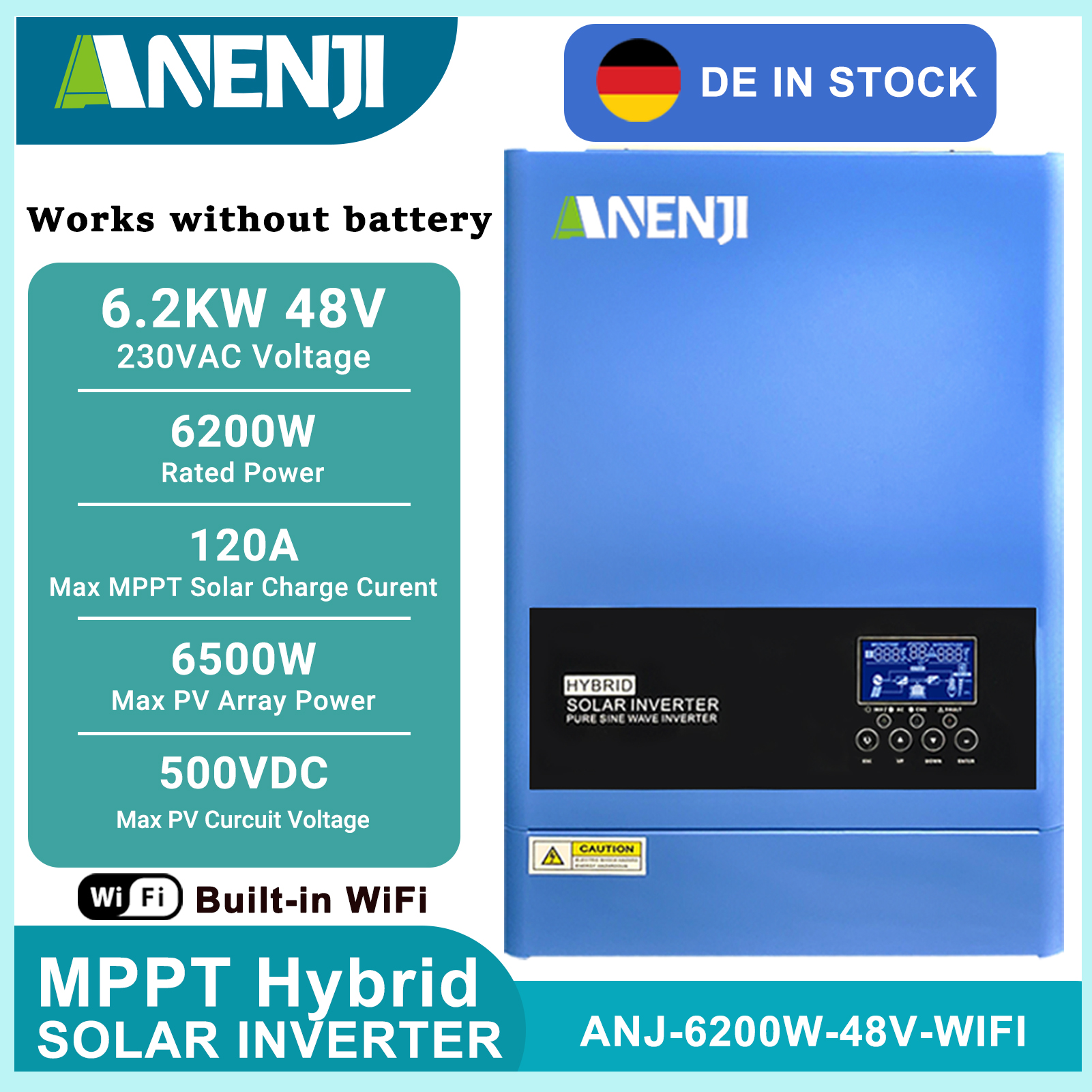 11KW 6.2KW 5KW 4KW 2KW Hybrid  - Flexible Solar Panel recensie en prijs