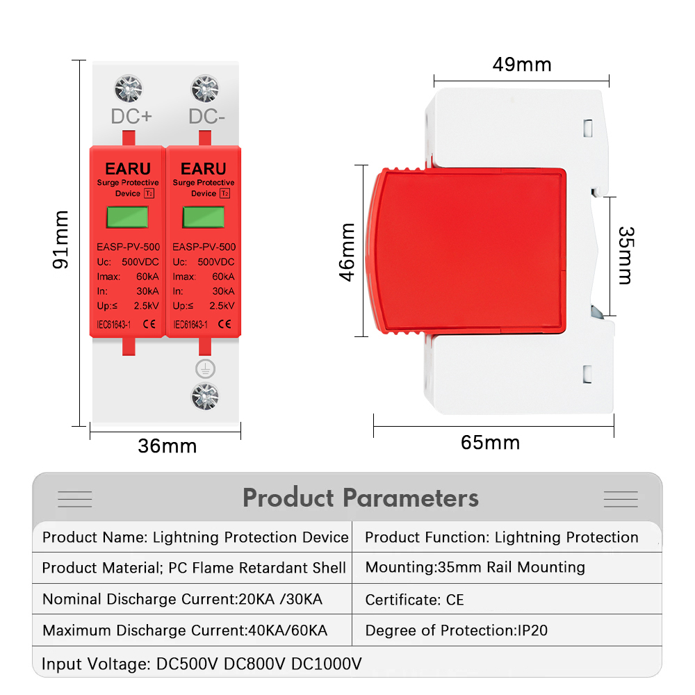 2P DC SPD Surge Protective Dev - Ac Surge Protector recensie en prijs