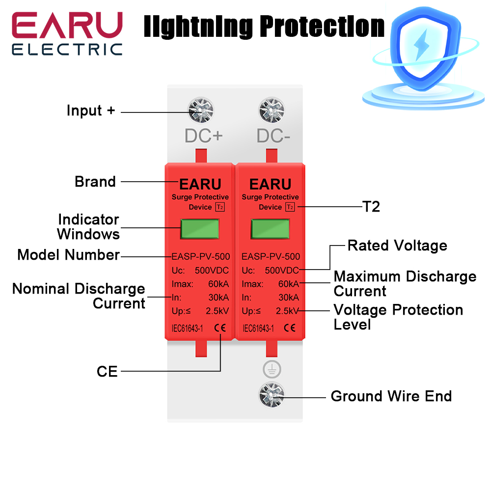 2P DC SPD Surge Protective Dev - Ac Surge Protector recensie en prijs