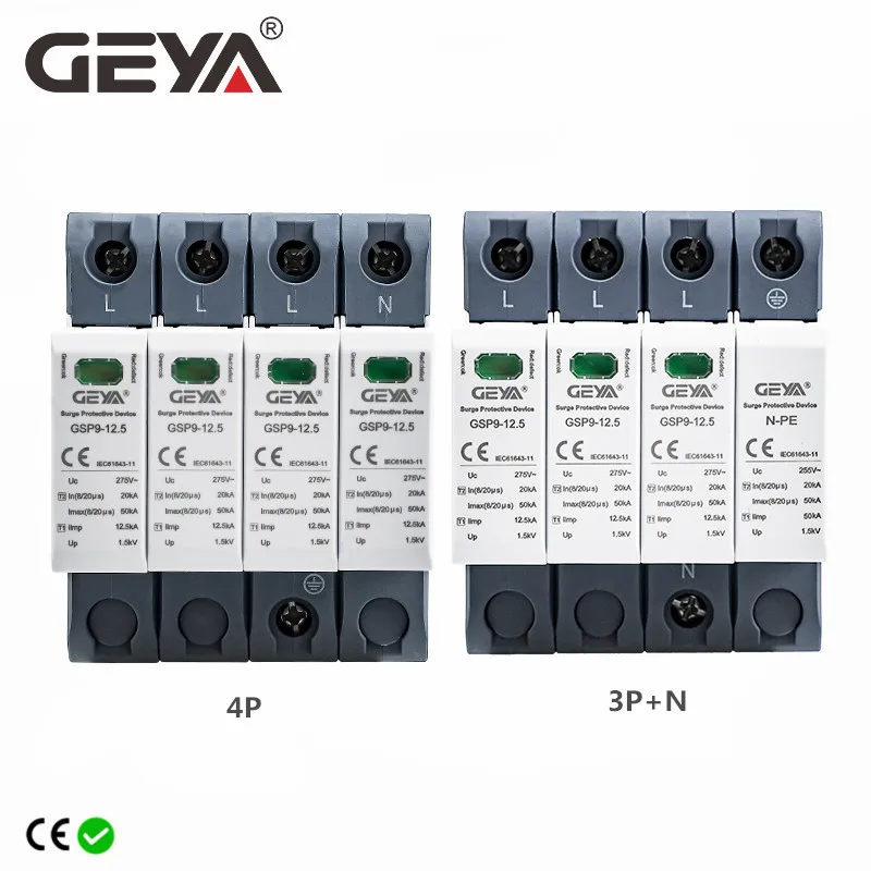 GEYA GSP9 12.5KA T1+T2 SPD 4P  - Ac Surge Protector recensie en prijs
