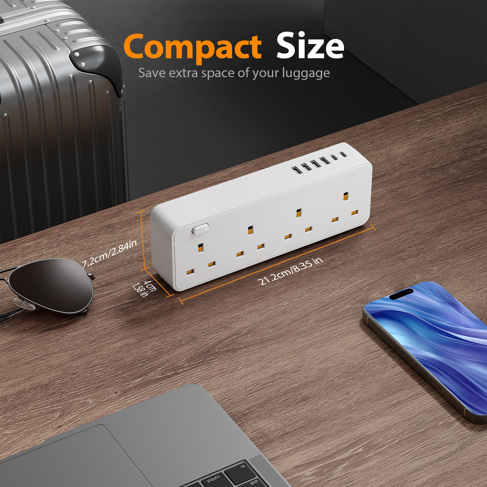 10-in-1 British Standard Power - Ac Surge Protector recensie en prijs