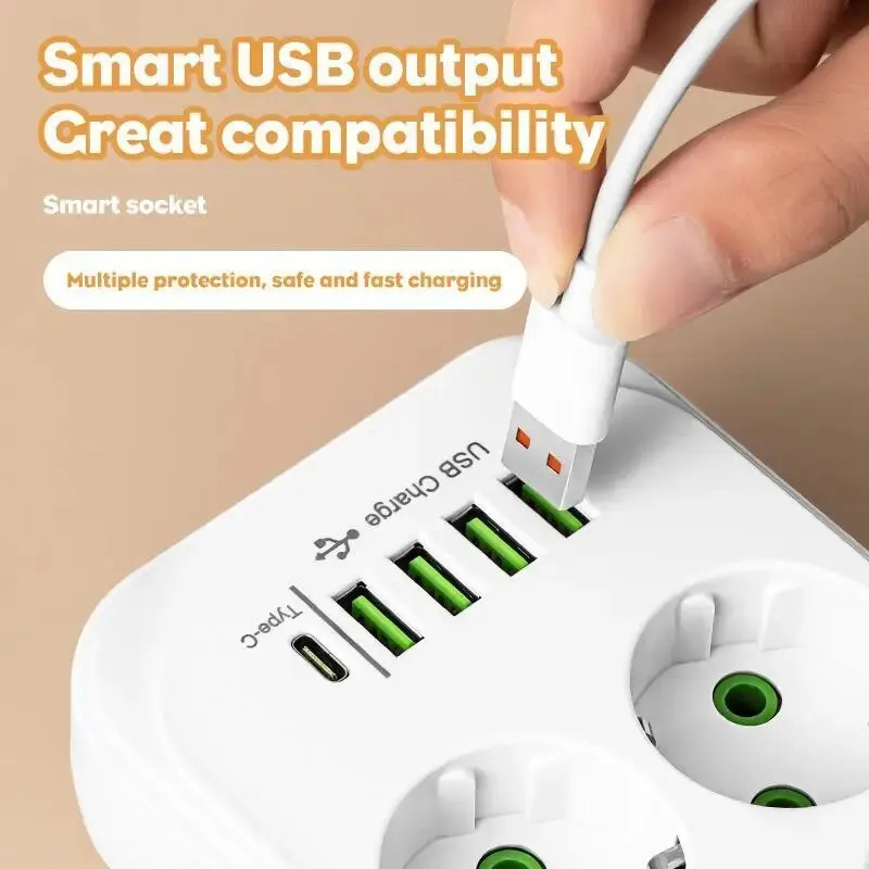 2M Electrical Socket EU Plug6  - Ac Surge Protector recensie en prijs