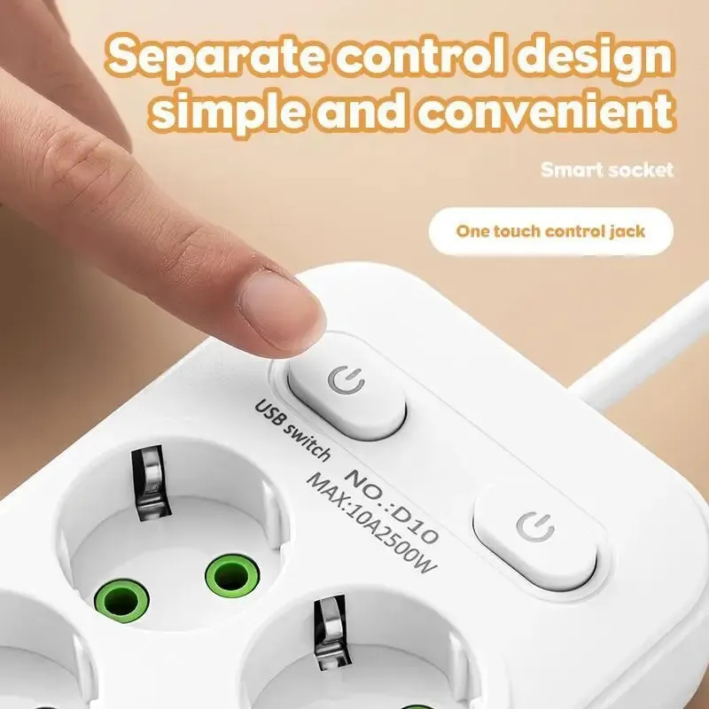 2M Electrical Socket EU Plug6  - Ac Surge Protector recensie en prijs