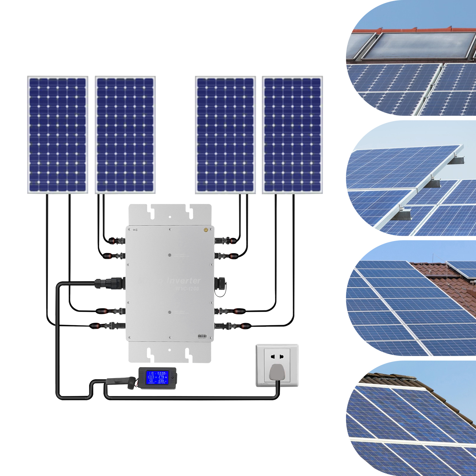 Solar Micro Grid Tie Inverter, - Flexible Solar Panel recensie en prijs