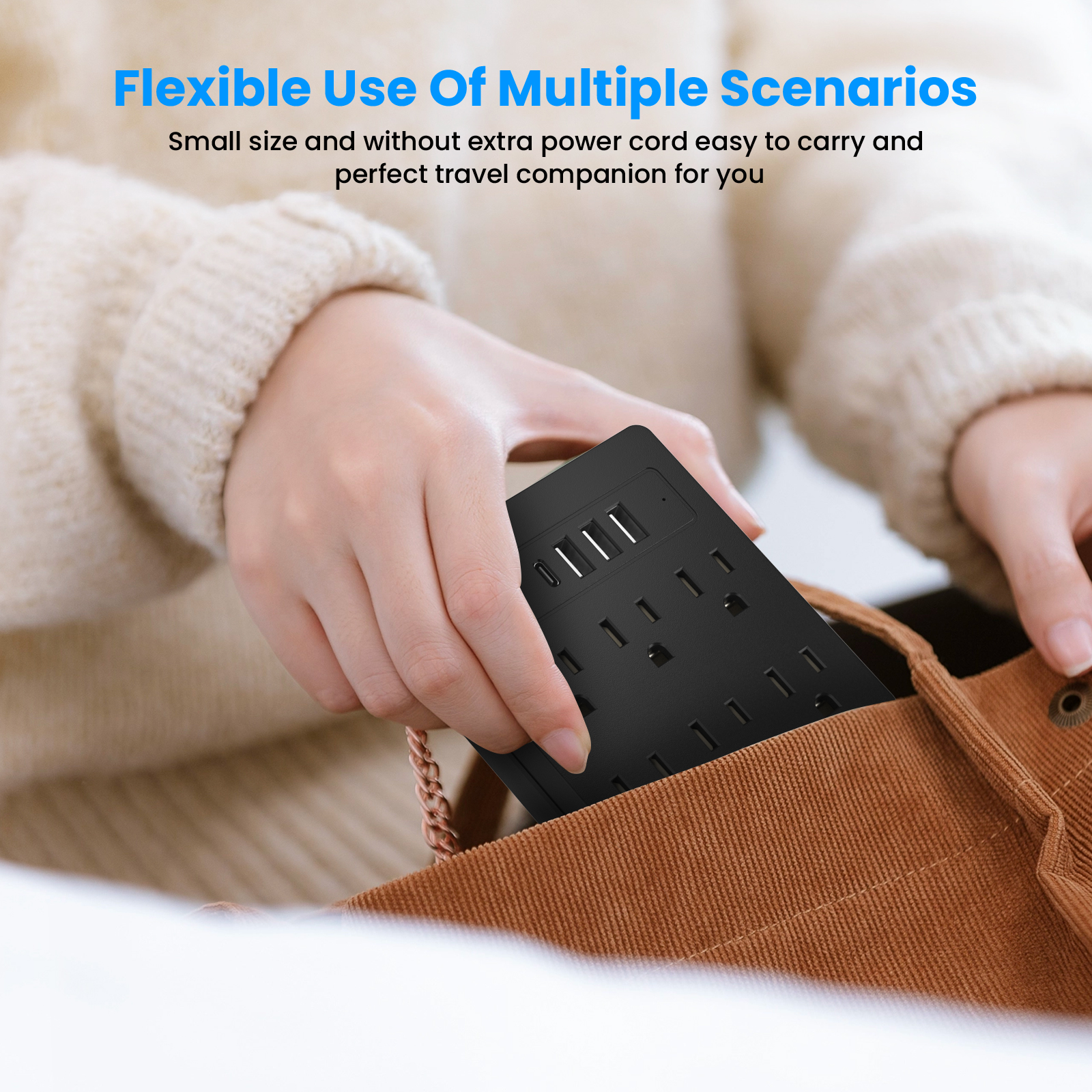 6 AC power strip, 3 USB ports, - Ac Surge Protector recensie en prijs