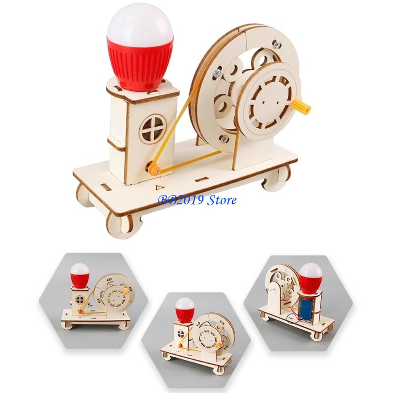 Q0KB Creative Wooden Hand Cran - Renewable Energy Growth recensie en prijs