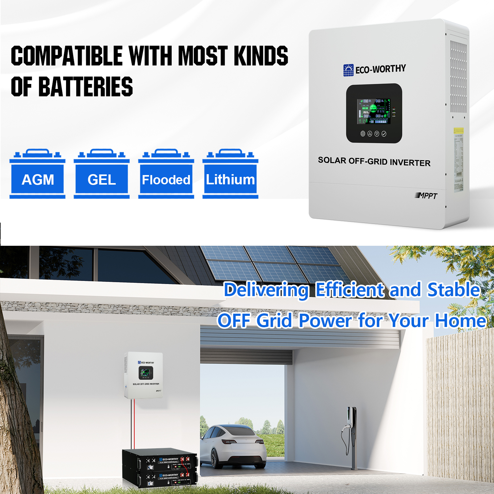 ECO-WORTHY UL1741 5000W 48V So - Flexible Solar Panel recensie en prijs